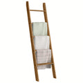 5-Tier Farmhouse Blanket Ladder | Decorative Ladder Shelf for Living Room – MIRA