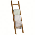 5-Tier Farmhouse Blanket Ladder | Decorative Ladder Shelf for Living Room – MIRA