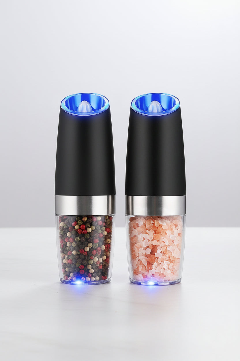 Electric Salt &amp; Pepper Grinder Set