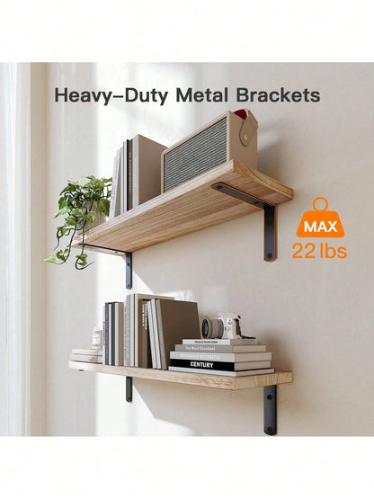 Bathroom Shelves Over Toilet - Wall Mounted Floating Shelves Toilet Paper Storage Small Farmhouse Decor Shelf 16 Inch.