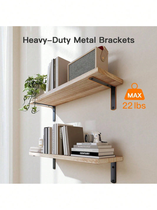 Bathroom Shelves Over Toilet - Wall Mounted Floating Shelves Toilet Paper Storage Small Farmhouse Decor Shelf 16 Inch.