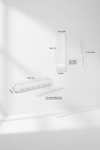 Retractable Wall Clothesline | Space-Saving 4-5 Rope Drying Rack with Towel Bar & Hooks