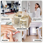 Cosmetic Storage Box with Drawers & Mirror – Makeup Organizer | MIRA