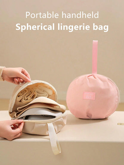 1pc Honey Girl Style Bra Storage Bag, Lightweight And Easy To Carry, Ideal For Travel And Home Organization, Travel Essentials, Portable, Durable