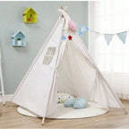 White Tipi Teepee Tent | Portable Indoor & Outdoor Camping Tent – MIRA