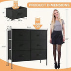 6-Drawer Dresser with Fabric Drawers – Bedroom & Living Room | MIRA
