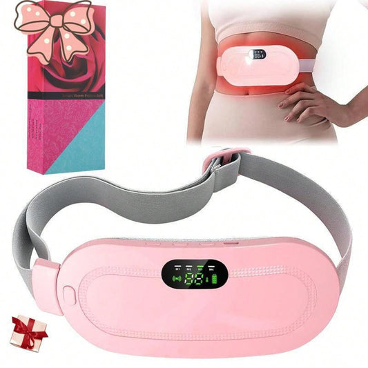 Menstrual Heating Pad Smart UterusWarmer Belt, Relief Waist Cramps VibratingAbdomina Wassager Uterus Warmer WaistMassager, Winter & New Year Gift, StockingFillers, Valentine's Day Gift