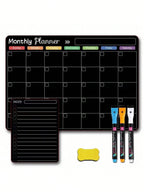 Magnetic Erasable Refrigerator Calendar Set.