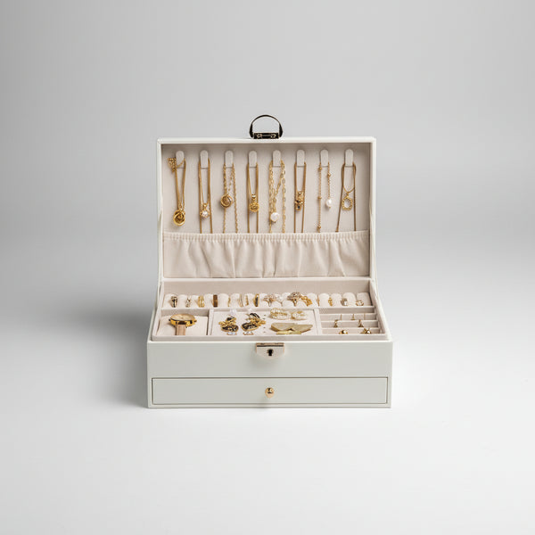 3-Layer Jewelry Jewelry Box with Drawer
