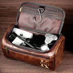 Men's Leather Toiletry Bag – Travel Organizer & Groomsman Gift | MIRA