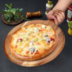 Wooden Pizza Board & Charcuterie Board – Large Wood Cutting Board | MIRA