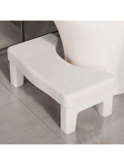 1Pc Non-Slip Toilet Stool, Toilet Stool Household Thickened Toilet Footstool, Thickened Foot U-Shaped Footstool, Comfortable And Stable Sitting, Pregnant Woman Footstool