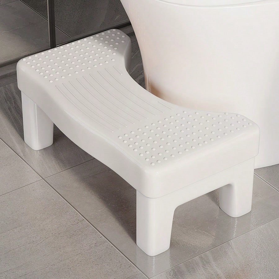 1Pc Non-Slip Toilet Stool, Toilet Stool Household Thickened Toilet Footstool, Thickened Foot U-Shaped Footstool, Comfortable And Stable Sitting, Pregnant Woman Footstool