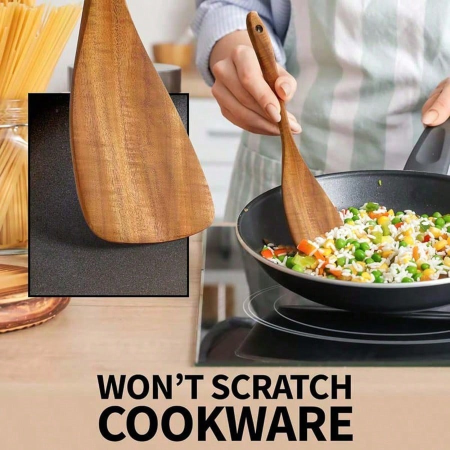 Wooden Spoons Set of 5 with Box – Heat-Resistant Kitchen Utensils | MIRA
