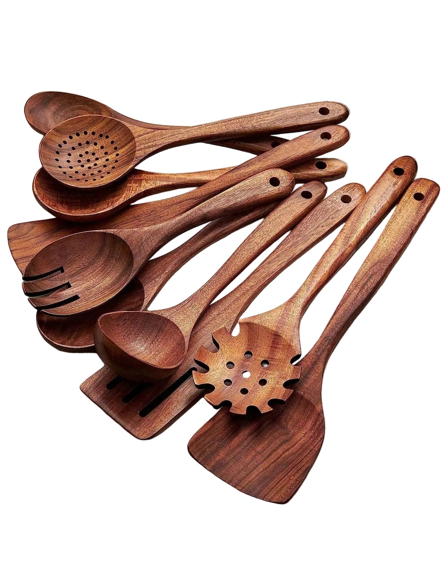 Wooden Spoons Set of 5 with Box – Heat-Resistant Kitchen Utensils | MIRA