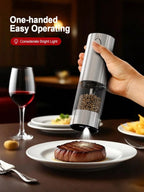 Electric Salt & Pepper Grinder Set USB Rechargeable – 2-Piece | MIRA