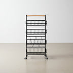 4-Tier Storage Cart with Wheels