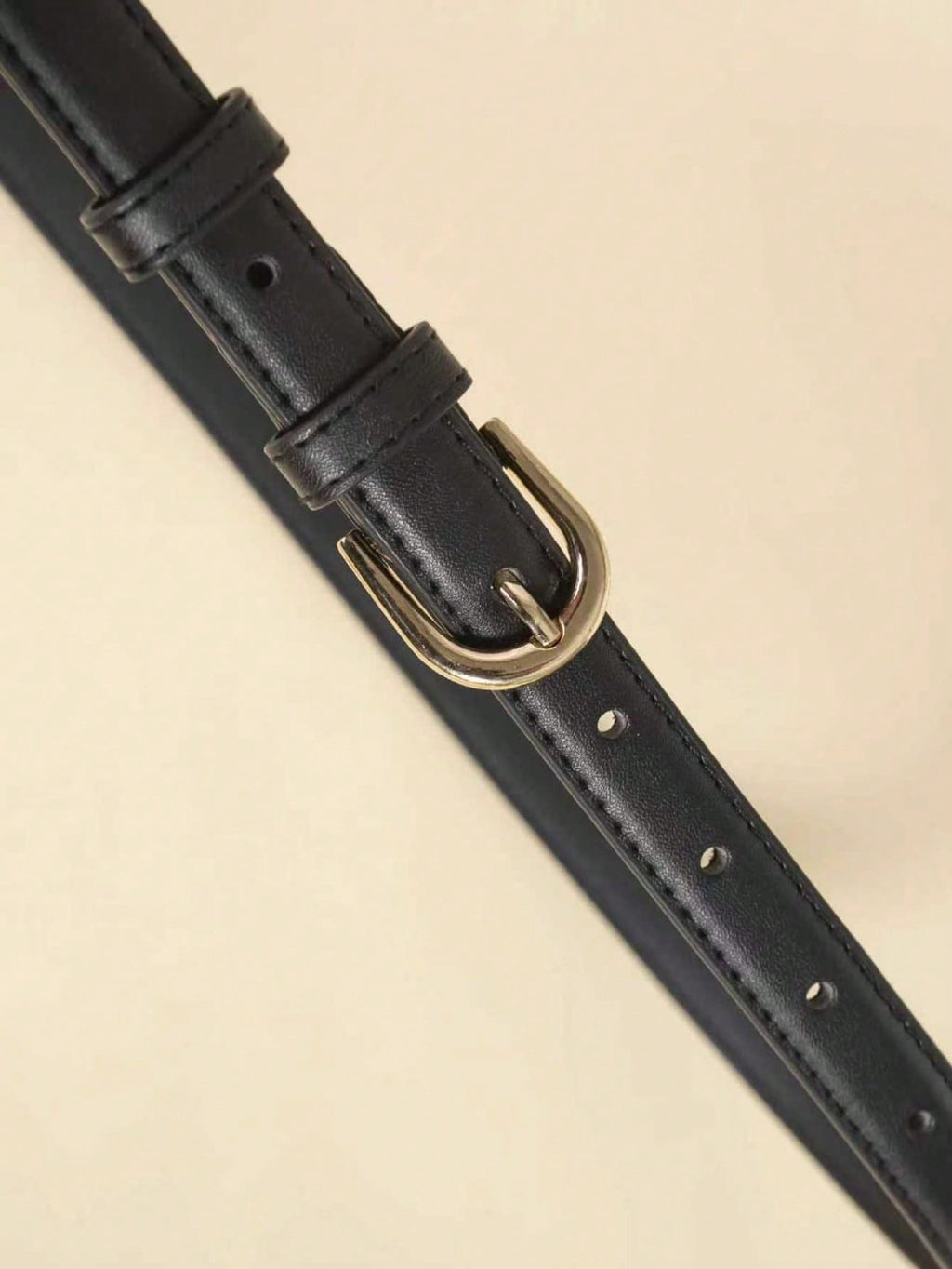 Fashion Metal Buckle Thin Belt – Adjustable Versatile Belt for Women | MIRA