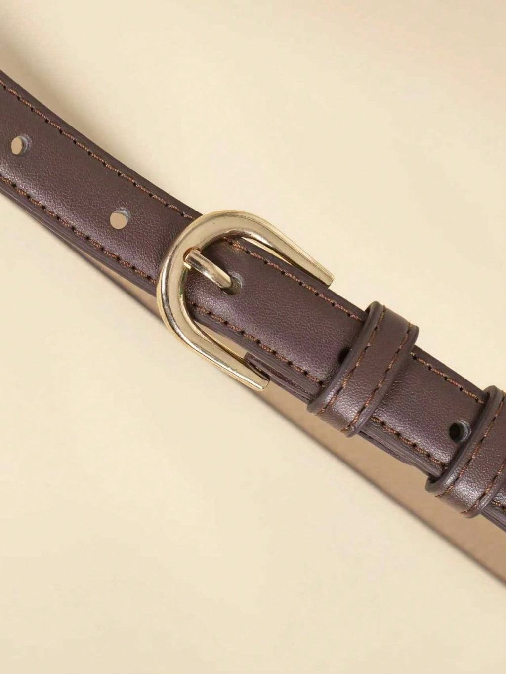 Fashion Metal Buckle Thin Belt – Adjustable Versatile Belt for Women | MIRA