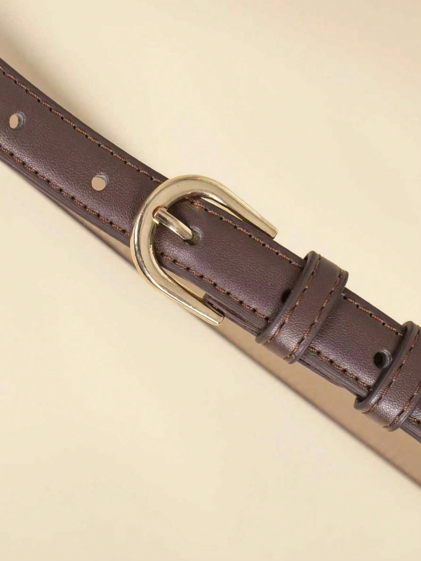 Fashion Metal Buckle Thin Belt – Adjustable Versatile Belt for Women | MIRA