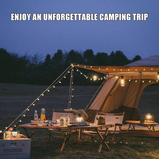 Solar LED Camping Light With Hook, Type-C Rechargeable, Solar Powered Tent Lantern, IPX4 Waterproof, 3 Lighting Modes, 18650 Battery, Portable Hanging Light For Camping, Hiking, Backpacking, Outdoor Adventures & Emergency Use