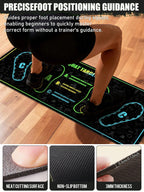 Non-Slip Silicone Squat Mat 35x80cm – 1000GSM Yoga & Fitness Training Mat | MIRA
