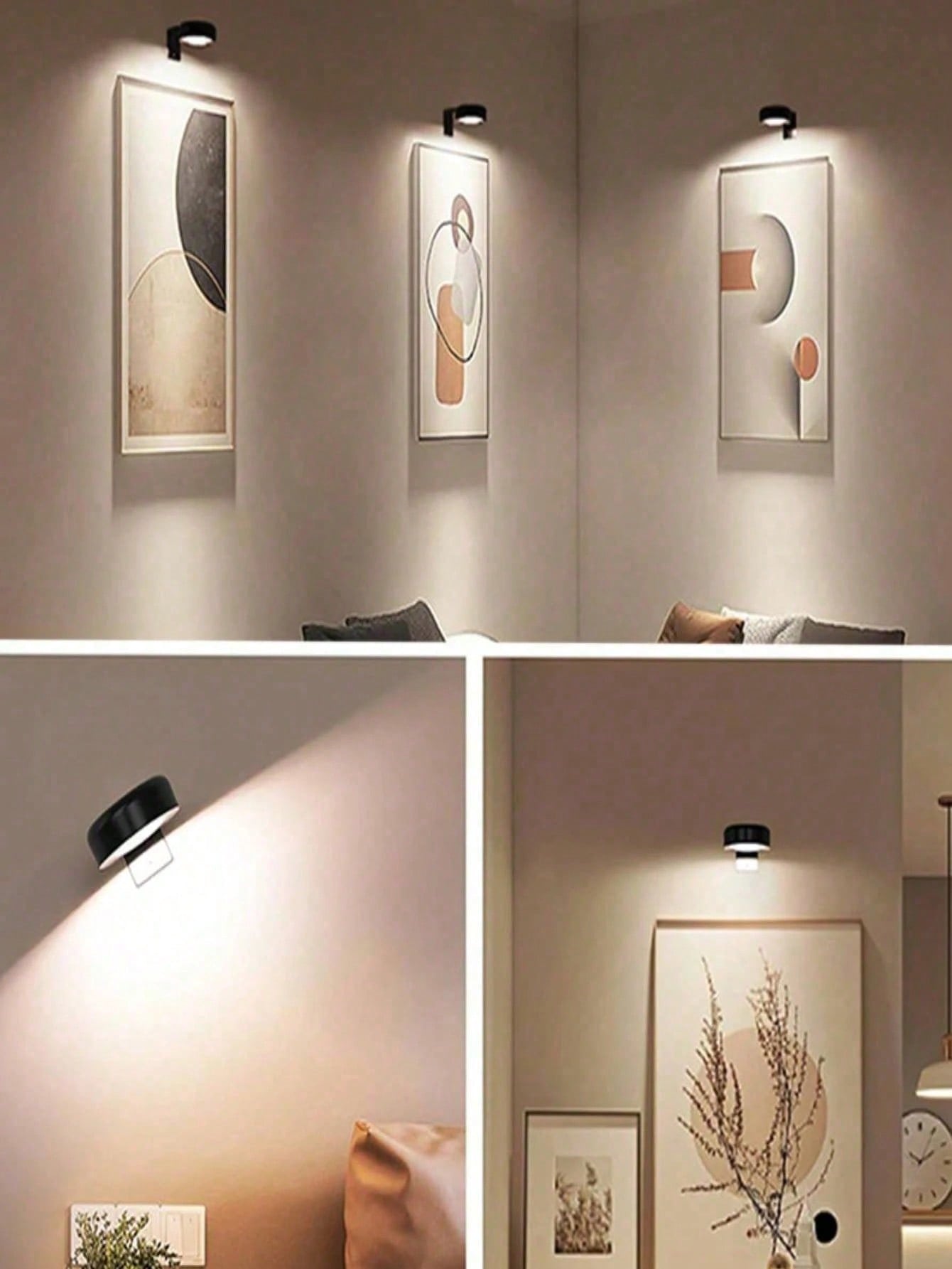 Battery Powered LED Wall Light with Remote – Wireless Art Light | MIRA