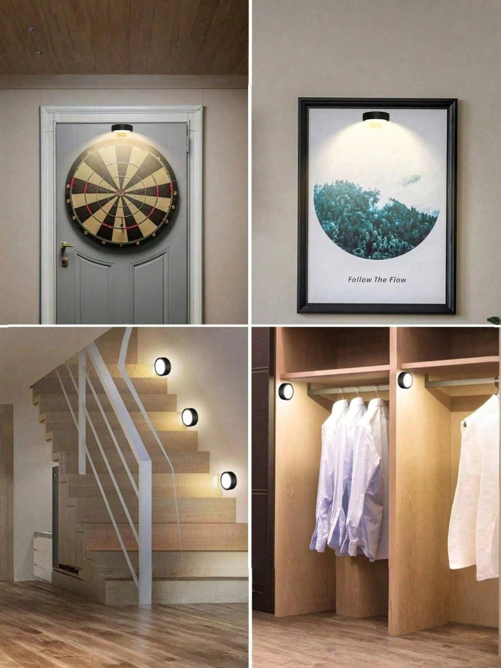 Battery Powered LED Wall Light with Remote – Wireless Art Light | MIRA