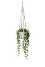 Bead Decor Hanging Basket | Boho Wall Hanging & Plant Holder – MIRA