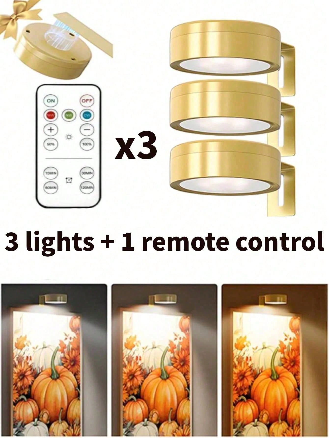 Battery Powered LED Wall Light with Remote – Wireless Art Light | MIRA