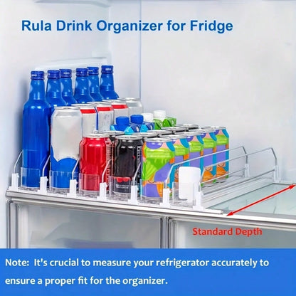 1/3/5PCS Soda Can Organizer For Fridge Beverage Storage Machine, Refrigerator Can Classification, Semi-Automatic Beverage Storage, Beverage Machine, Suitable For Refrigerator, Kitchen Cabinet Storage