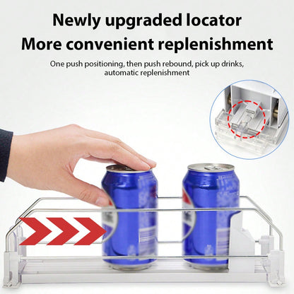 1/3/5PCS Soda Can Organizer For Fridge Beverage Storage Machine, Refrigerator Can Classification, Semi-Automatic Beverage Storage, Beverage Machine, Suitable For Refrigerator, Kitchen Cabinet Storage