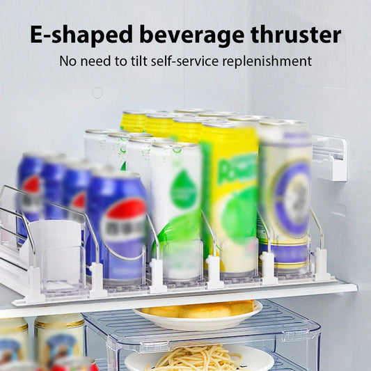 1/3/5PCS Soda Can Organizer For Fridge Beverage Storage Machine, Refrigerator Can Classification, Semi-Automatic Beverage Storage, Beverage Machine, Suitable For Refrigerator, Kitchen Cabinet Storage