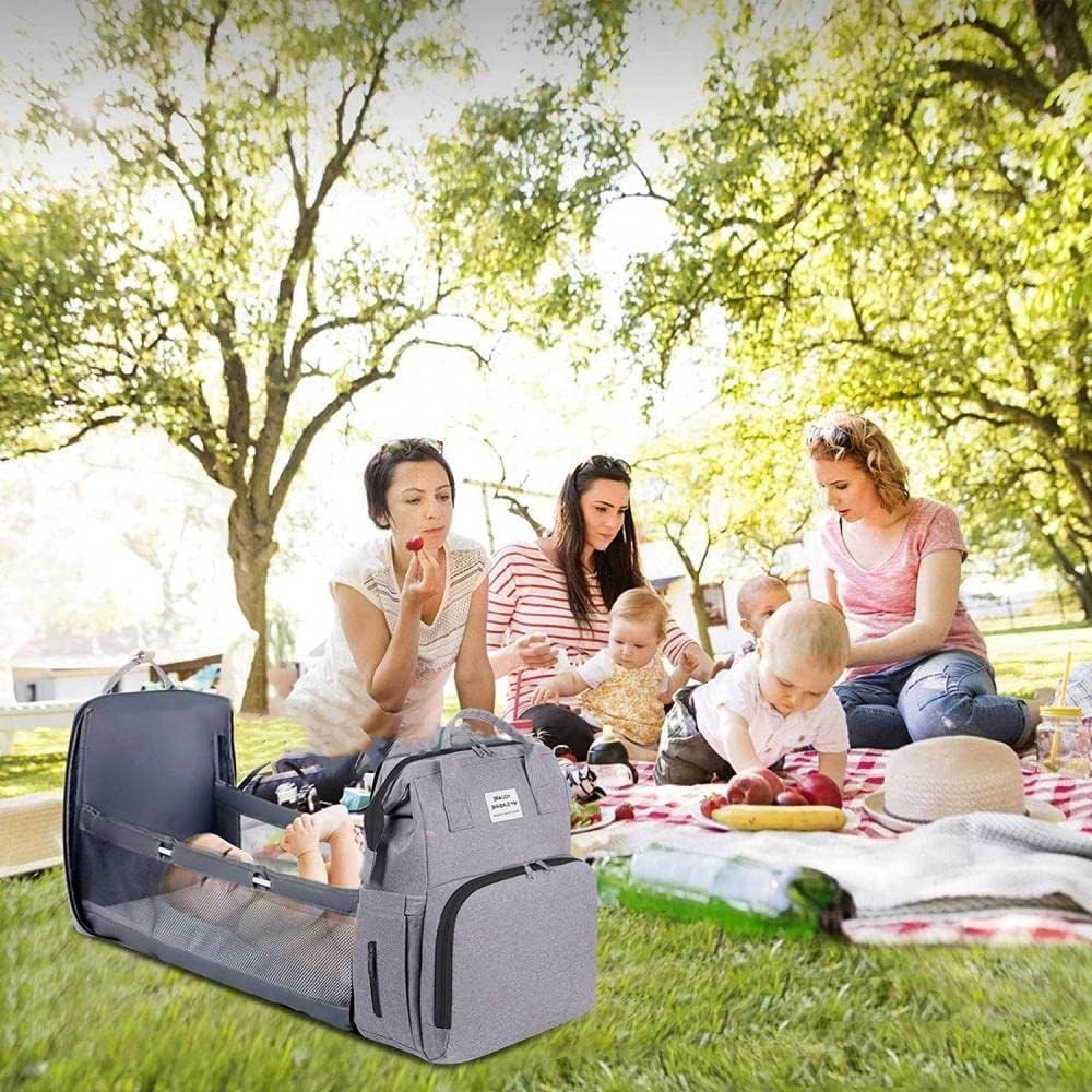 Diaper Bag Backpack with Nursing Bag – Waterproof, Large Capacity | MIRA