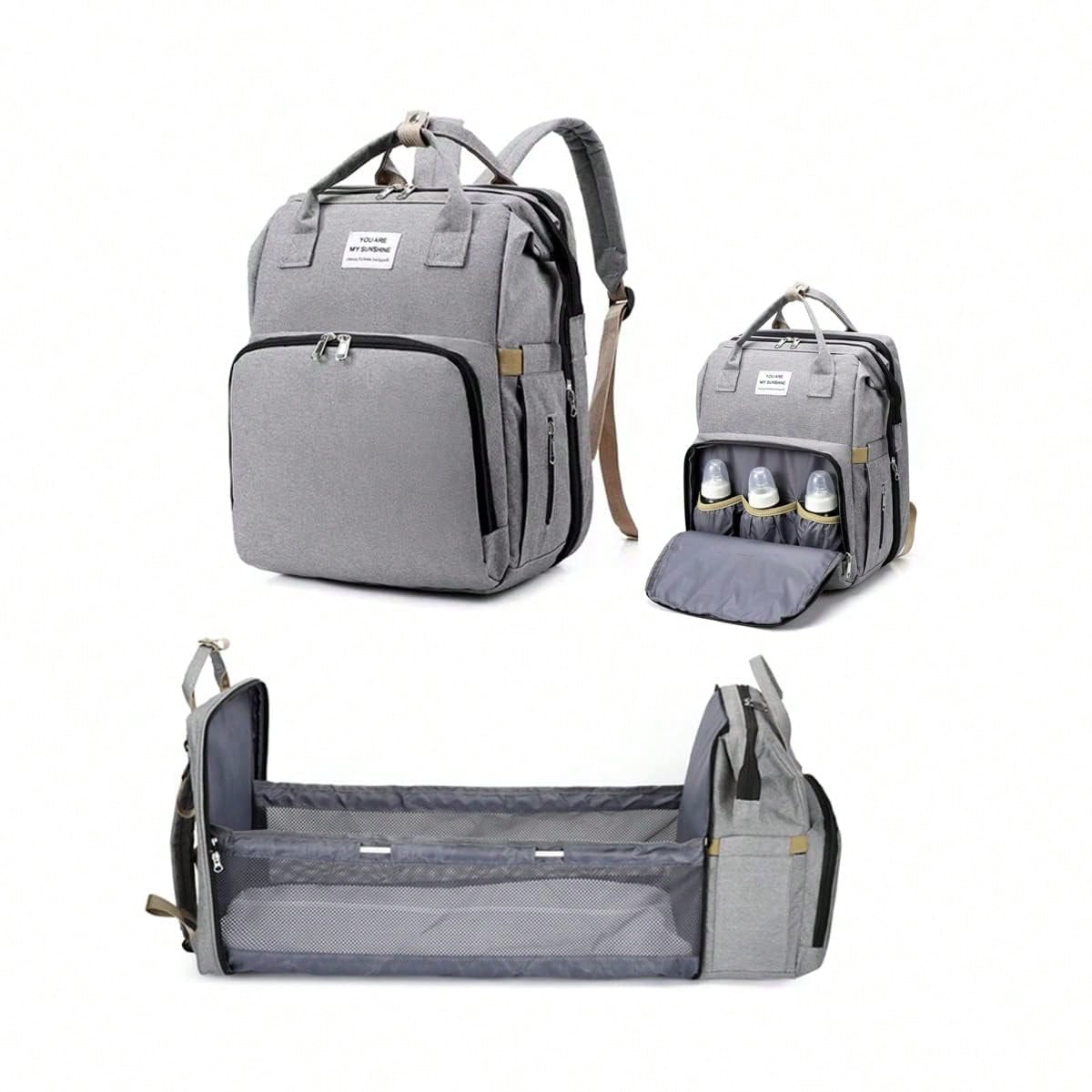 Diaper Bag Backpack with Nursing Bag – Waterproof, Large Capacity | MIRA