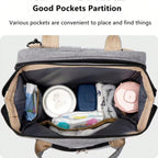 Diaper Bag Backpack with Nursing Bag – Waterproof, Large Capacity | MIRA