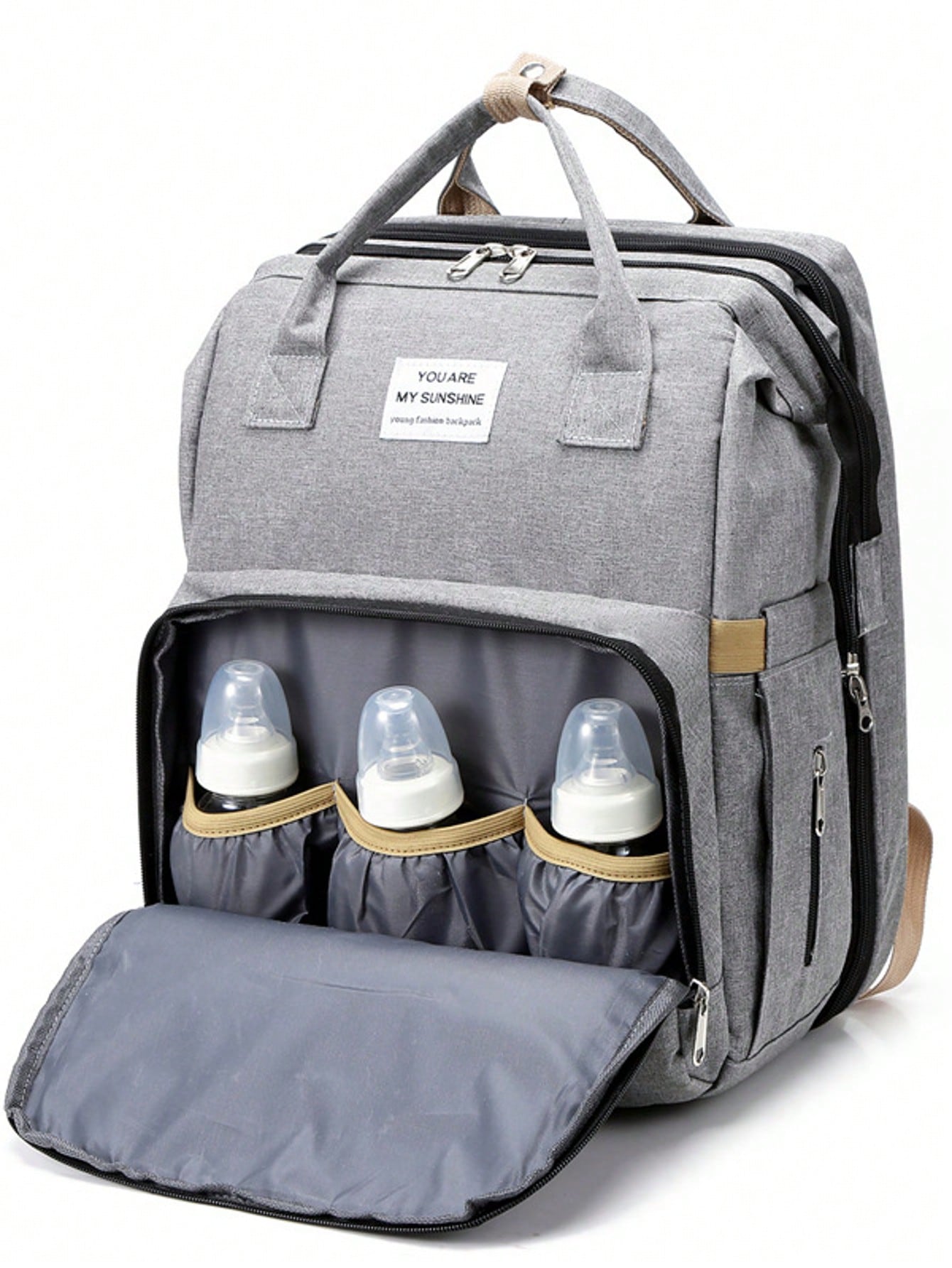 Diaper Bag Backpack with Nursing Bag – Waterproof, Large Capacity | MIRA
