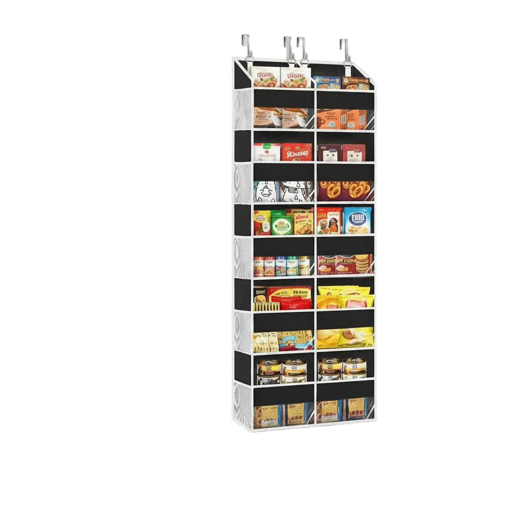 Over The Door Organizer | 5-Tier 10-Compartment Behind Door Storage Rack – MIRA