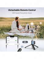 70'' Extendable Selfie Stick Tripod with Wireless Remote & Fill Light – Phone Stand | MIRA
