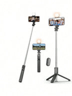 70'' Extendable Selfie Stick Tripod with Wireless Remote & Fill Light – Phone Stand | MIRA