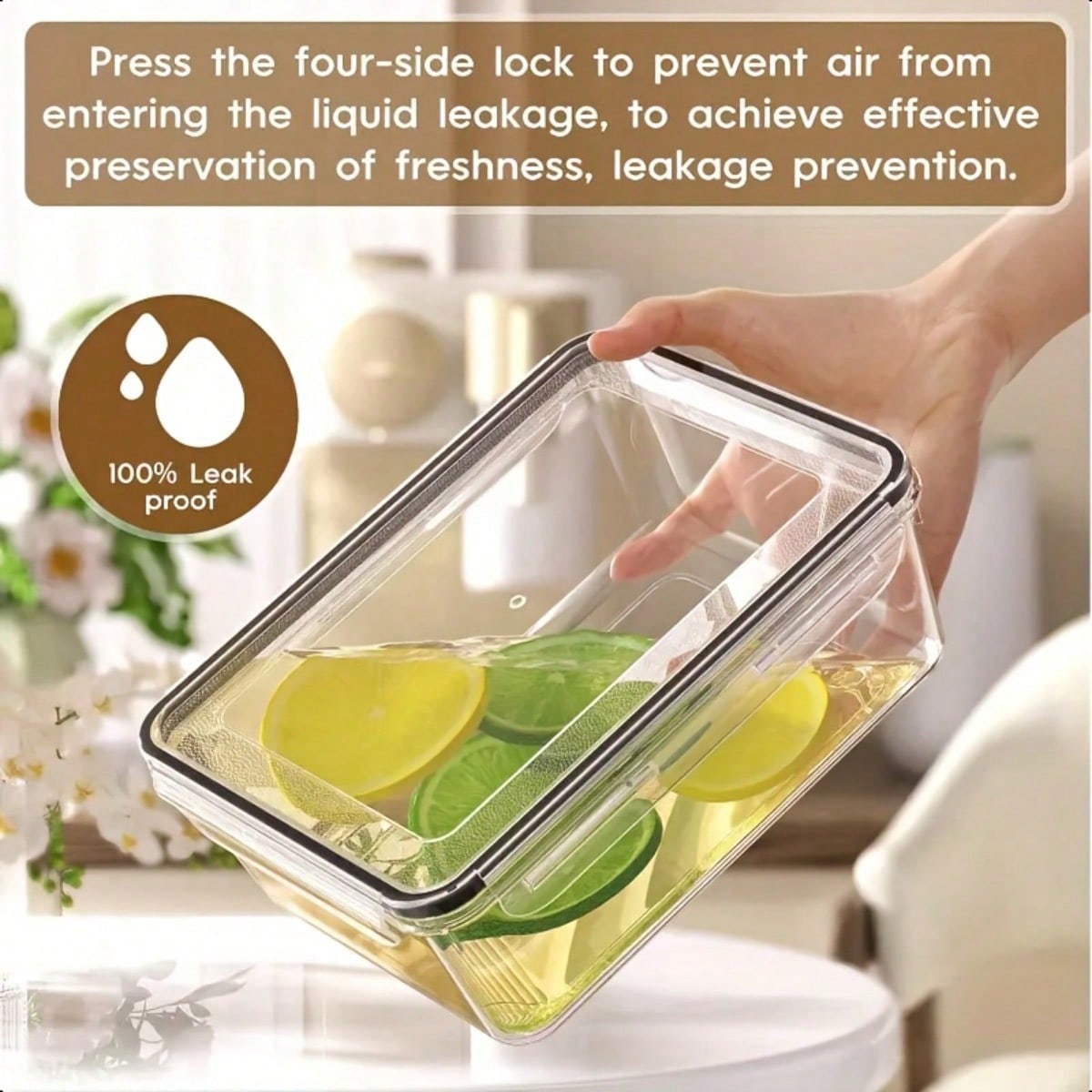 GHQ 40-Piece Set With Airtight Lids Lunchbox Combo, Food Storage Containers, Leak-Proof Leftovers Container, Stackable Freezer/Microwave/Dishwasher Lunchboxes (20 Rectangular + Round + 20 Lids)