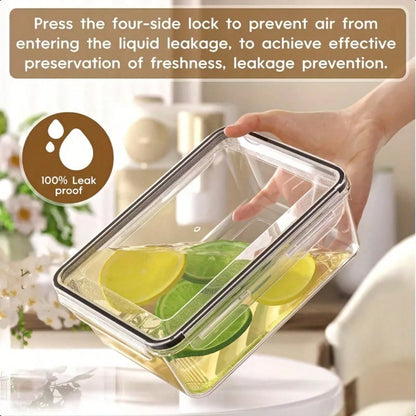 GHQ 40-Piece Set With Airtight Lids Lunchbox Combo, Food Storage Containers, Leak-Proof Leftovers Container, Stackable Freezer/Microwave/Dishwasher Lunchboxes (20 Rectangular + Round + 20 Lids)