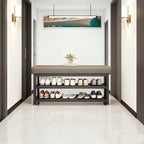 Shoe Bench with Cushion & Storage – Entryway Shoe Rack Organizer | MIRA