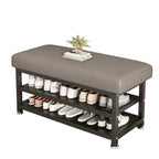 Shoe Bench with Cushion & Storage – Entryway Shoe Rack Organizer | MIRA