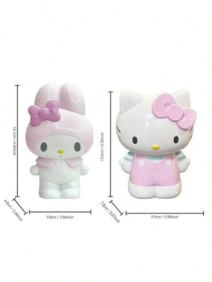 SANRIO 1pc Cute Multifunctional Decor, Japanese Cartoon Pen Holder Vase Storage Box, Adorable Desktop Organizer, Ideal Gift For Valentine's Day And Back To School For Girls And Fans