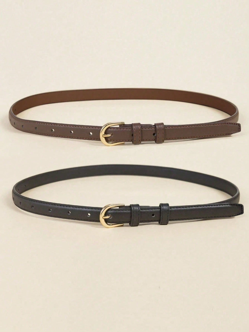 Fashion Metal Buckle Thin Belt – Adjustable Versatile Belt for Women | MIRA