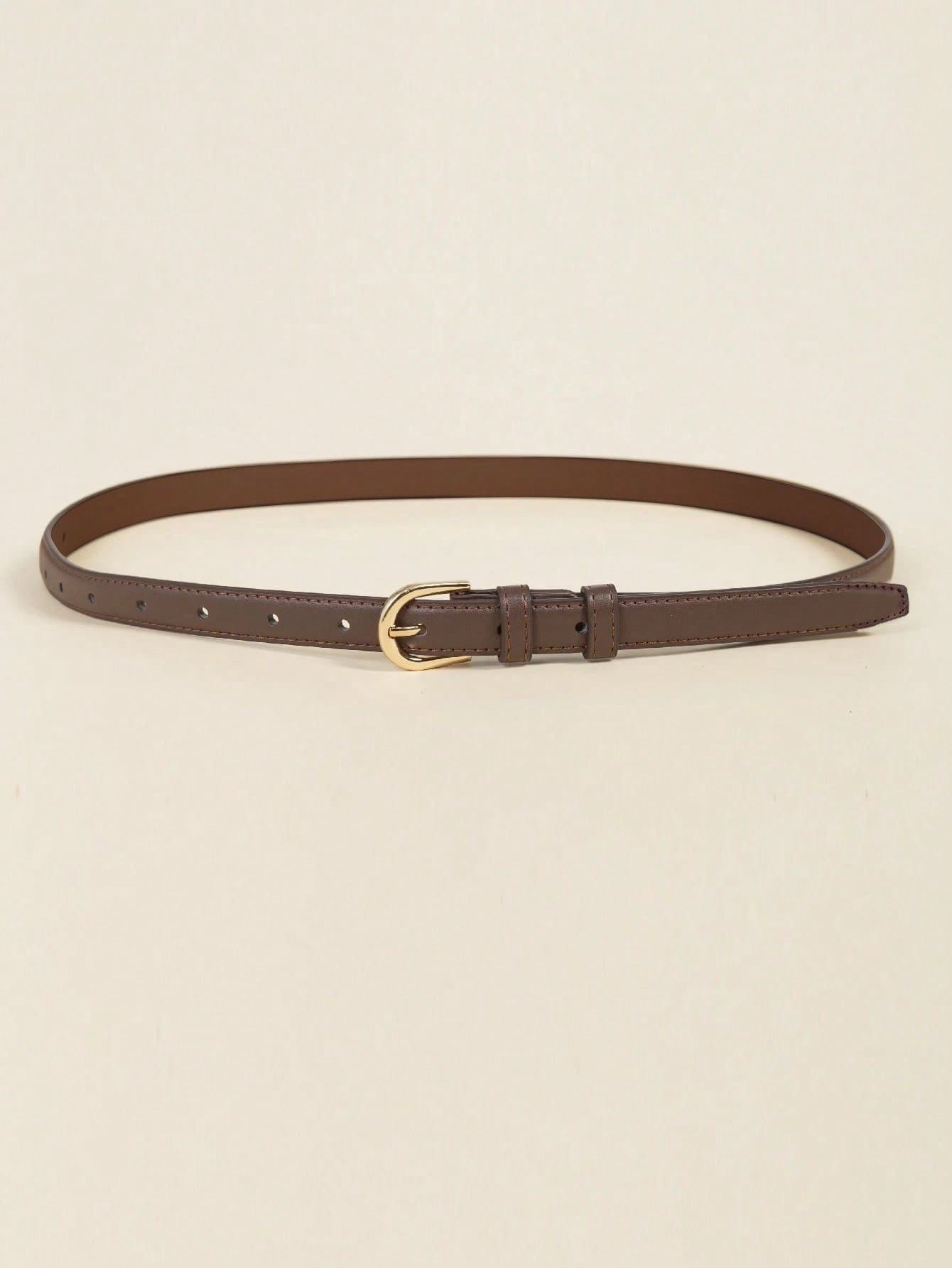 Fashion Metal Buckle Thin Belt – Adjustable Versatile Belt for Women | MIRA