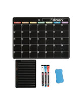 Magnetic Erasable Refrigerator Calendar Set.