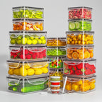 40-Piece Food Storage Container Set with Airtight Lids