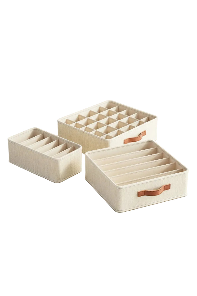 Underwear Storage Box with Dividers | Drawer Organizer for Socks & Bras – MIRA